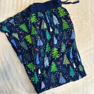 Little Sleepies Navy Tree Print Pajama Bottoms